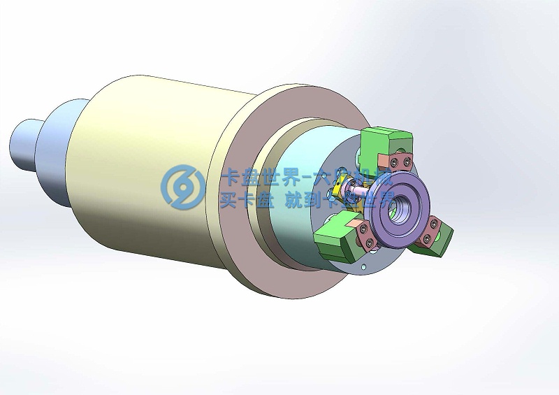 3檔從動(dòng)齒后拉卡盤(pán)夾持方案