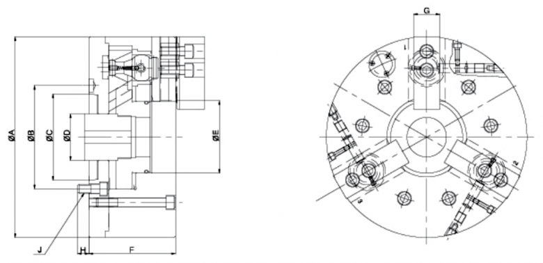 快換卡爪卡盤(pán)圖紙