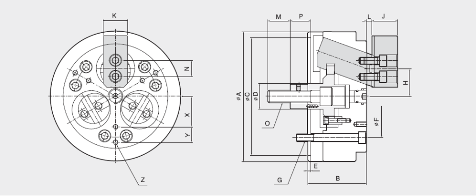 3爪內(nèi)后拉卡盤(pán)