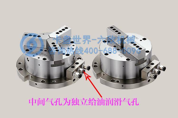 千島一體式超精密氣動(dòng)三爪卡盤
