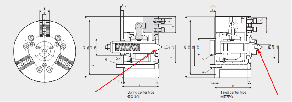 浮動頂尖卡盤工藝圖