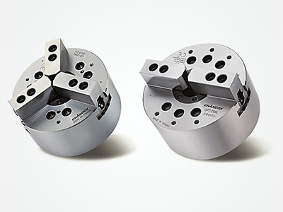 千島三爪中空長行程油壓卡盤OP-L 千島三爪中空長行程油壓卡盤OP-L