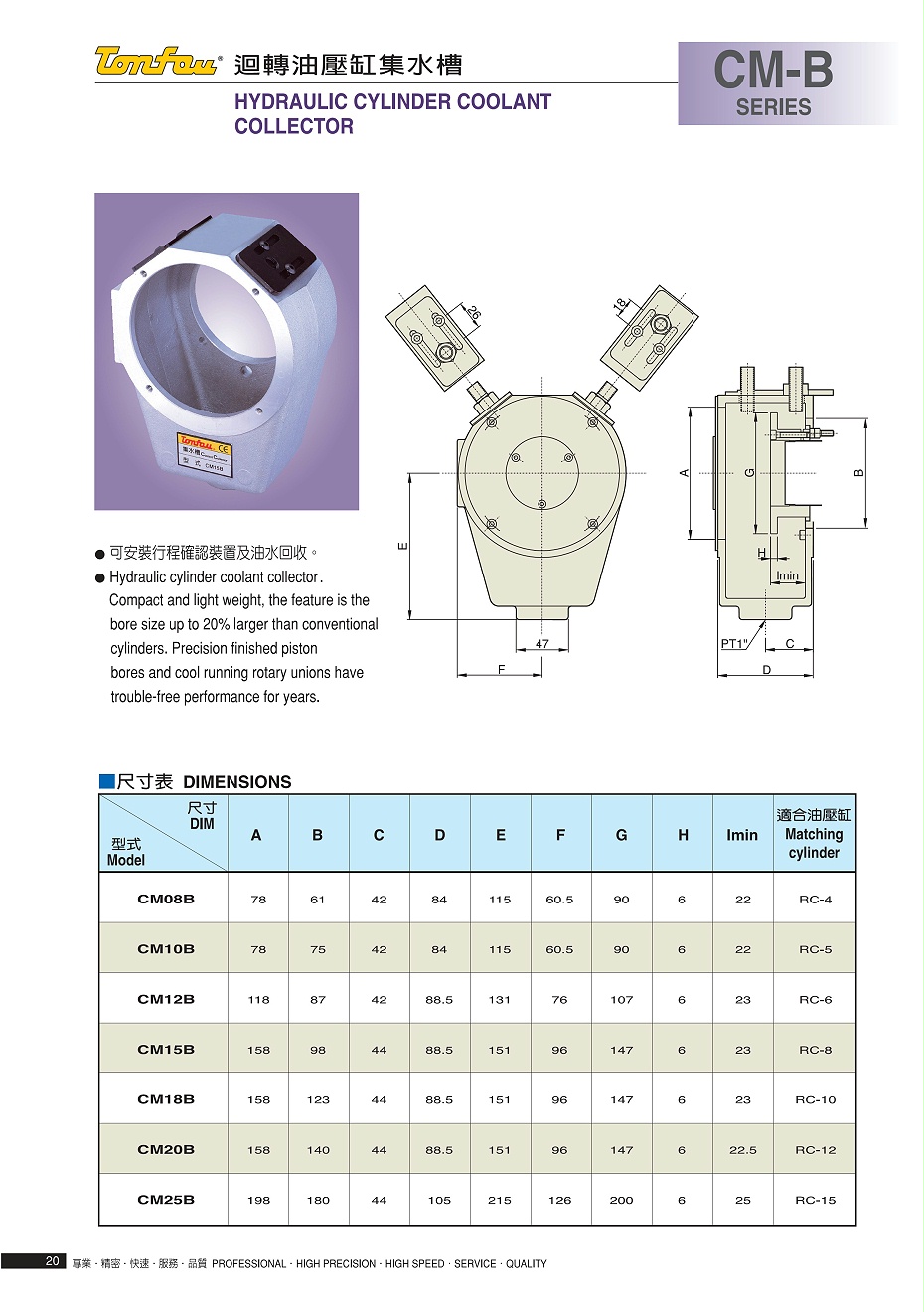 通福回轉(zhuǎn)油缸集水盒